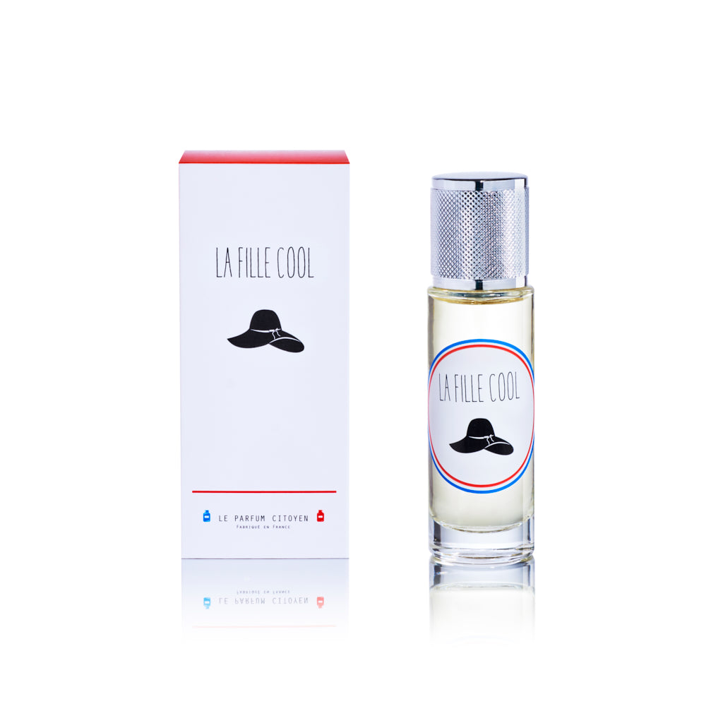 LA FILLE COOL Eau de parfum with exotic fruits, black orchid, powdery notes