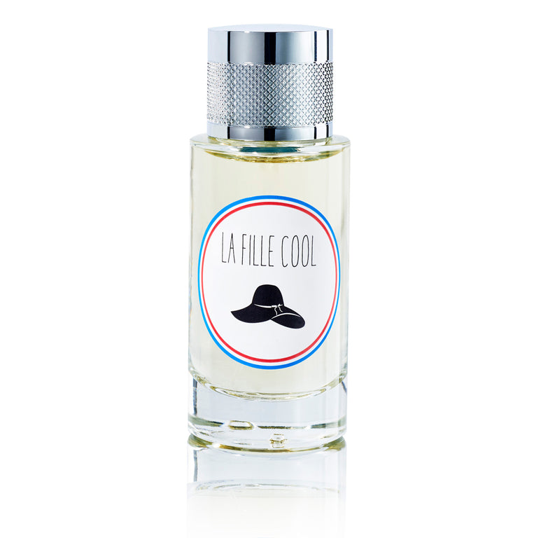 LA FILLE COOL Eau de parfum with exotic fruits, black orchid, powdery notes