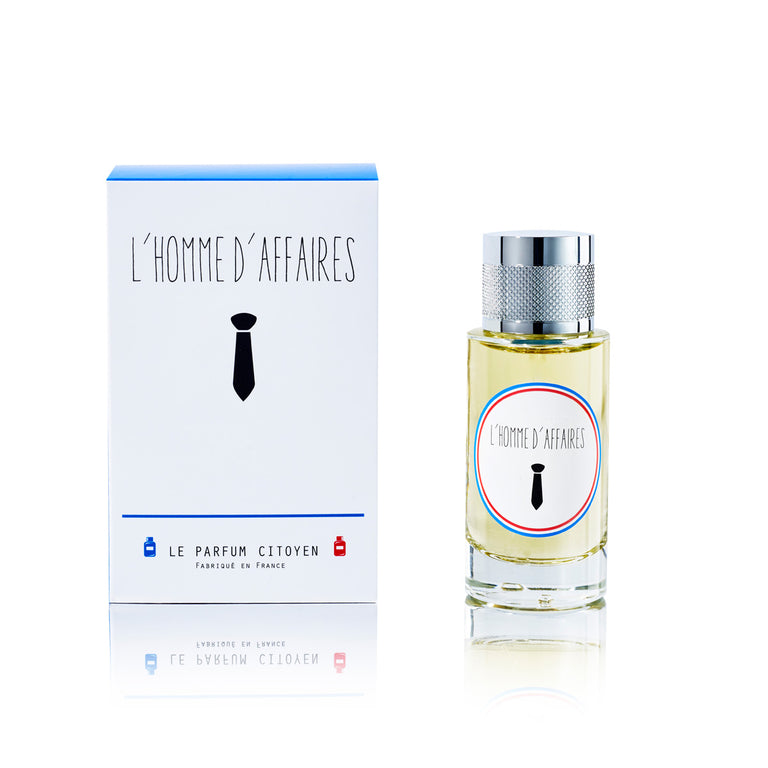 L’HOMME D’AFFAIRES Eau de toilette with citrus fruits, pepper and cedar