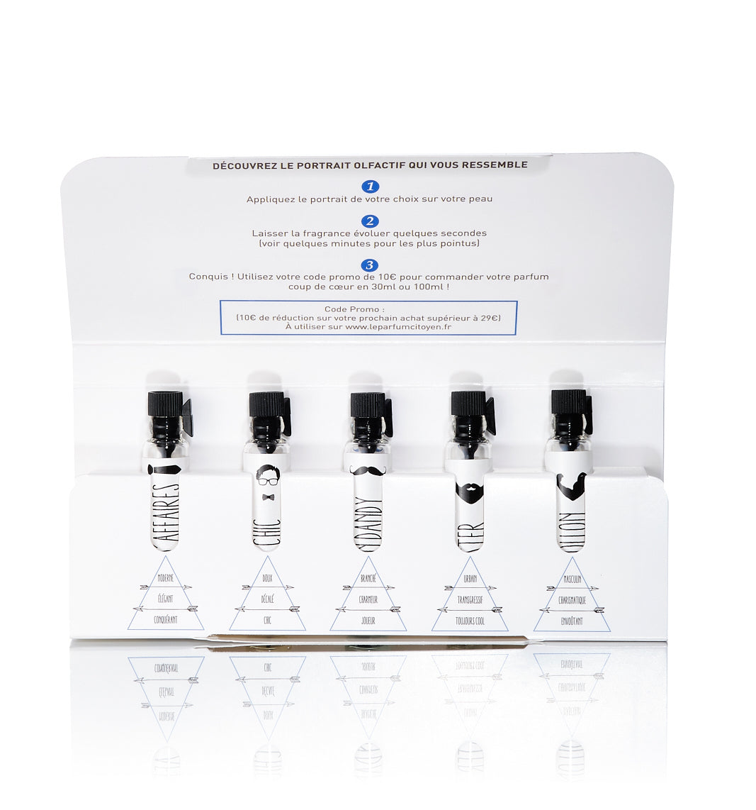 DISCOVERY KIT FOR HIM - 5 perfume samples x 2ml